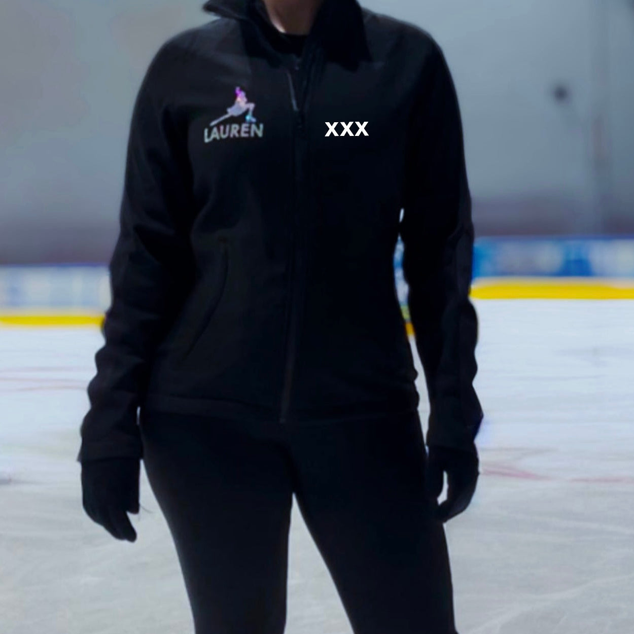 Women's Customisable Softshell Jacket - Black