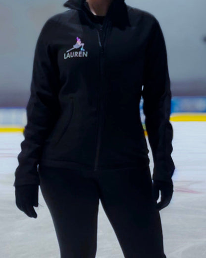 Women's Customisable Softshell Jacket - Black