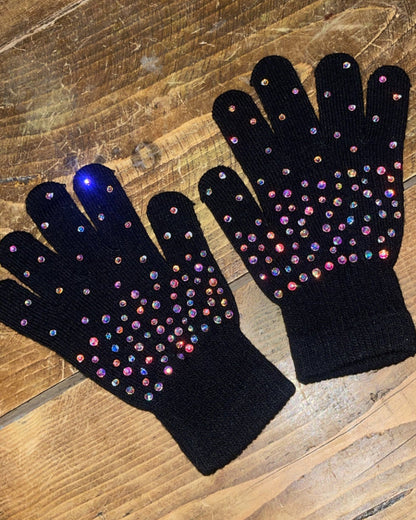 LIMELIGHT Acrylic Gloves - Black/White/Pink/Nude