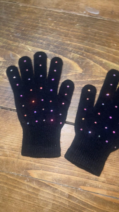 AURORA Acrylic Gloves - Black/White/Pink/Nude